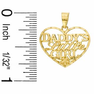 Daddy's little clearance girl gold necklace