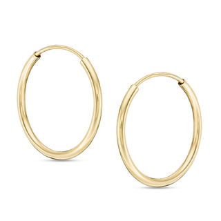 Pagoda gold hoop deals earrings