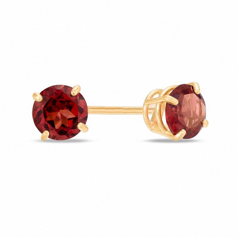 Vintage Garnet Flower Cluster Gold Vermeil Post Earrings – Boylerpf