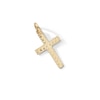 Thumbnail Image 3 of Diamond-Cut Border Cross Charm in 10K Gold