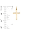 Thumbnail Image 4 of Diamond-Cut Border Cross Charm in 10K Gold