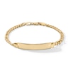 Thumbnail Image 1 of Child's 10K Gold Curb Chain ID Bracelet - 6&quot;