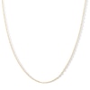 Thumbnail Image 1 of 018 Gauge Singapore Chain Necklace in 14K Solid Gold - 15&quot;