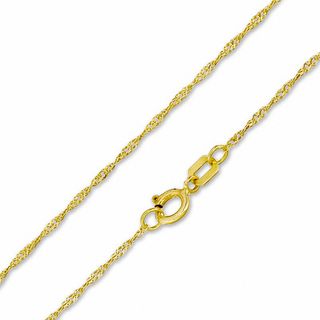 everlasting gold 14k white gold singapore chain necklace