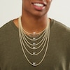 Thumbnail Image 4 of Child's 0.7mm Solid Box Chain Necklace in 10K Solid Gold  - 13&quot;