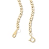 Thumbnail Image 2 of Child's 060 Gauge Bird's Eye Chain Necklace in 10K Hollow Gold - 13&quot;