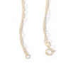 Thumbnail Image 4 of 10K Hollow Gold Singapore Chain - 20&quot;