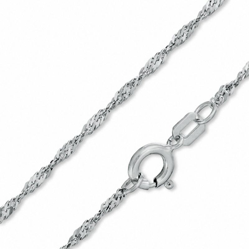 white gold singapore chain