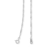 Thumbnail Image 2 of 10K Solid White Gold Singapore Chain - 18&quot;