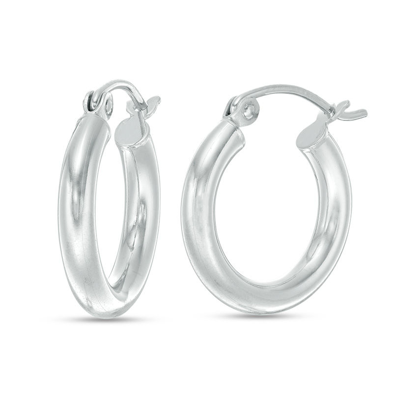 15mm Hoop Earrings in Sterling Silver | Banter