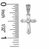 Thumbnail Image 2 of Cubic Zirconia Cross Charm in Sterling Silver