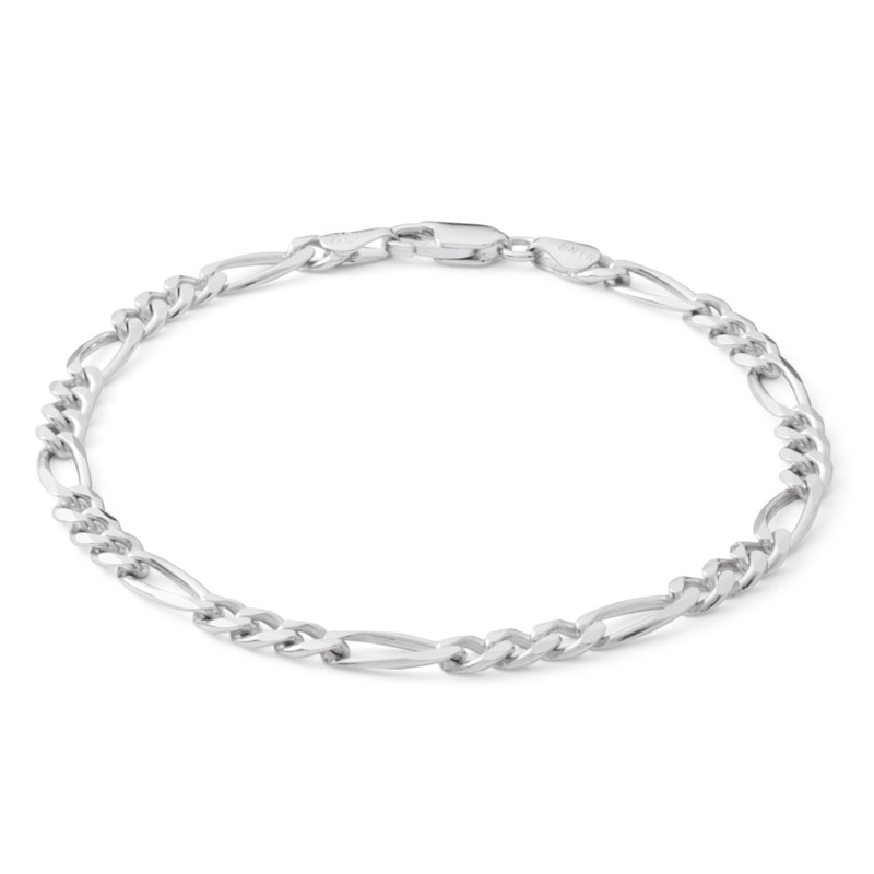 Made in Italy 120 Gauge Figaro Chain Bracelet in Sterling Silver - 8 ...