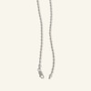 Thumbnail Image 2 of Made in Italy 050 Gauge Diamond-Cut Rope Chain Necklace in Solid Sterling Silver - 24&quot;