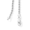 Thumbnail Image 5 of Sterling Silver Diamond-Cut Rope Chain Made in Italy - 24&quot;