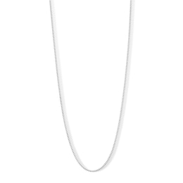 Made in Italy 125 Gauge Box Chain Necklace in Solid Sterling Silver - 24&quot;