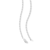 Thumbnail Image 3 of Made in Italy 050 Gauge Figaro Chain Necklace in Solid Sterling Silver - 20&quot;