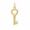 Thumbnail Image 1 of Puffy Key Charm in 14K Gold