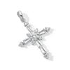 Thumbnail Image 3 of Cubic Zirconia Cross Charm in Sterling Silver