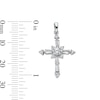 Thumbnail Image 6 of Cubic Zirconia Cross Charm in Sterling Silver