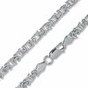 Thumbnail Image 0 of Sterling Silver 100 Gauge Flat Byzantine Chain Necklace - 30"