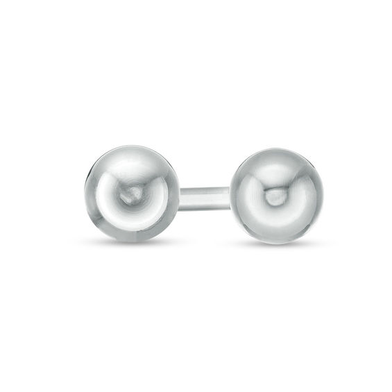 3mm Ball Stud Piercing Earrings in Solid Titanium