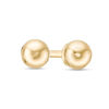 Thumbnail Image 1 of 3mm Ball Stud Piercing Earrings in 14K Solid Gold