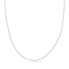 Thumbnail Image 0 of 10K White Gold 020G Sparkling Singapore Chain Necklace - 16"
