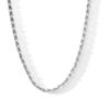 Thumbnail Image 1 of Sterling Silver Diamond-Cut Rope Chain Made in Italy - 24&quot;