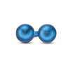 Thumbnail Image 1 of 3mm Anodized Blue Ball Stud Piercing Earrings in Solid Titanium