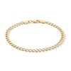 Thumbnail Image 1 of Child's 080 Gauge Hollow Cuban Curb Chain Bracelet in 10K Hollow Gold - 6&quot;