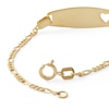 Thumbnail Image 2 of Child's 10K Gold ID Chain Bracelet - 5.5&quot;