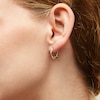 Thumbnail Image 2 of 11mm Fan Hoop Earrings in 10K Gold