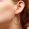 Thumbnail Image 1 of 50mm Diamond-Cut Hoop Earrings in 14K Gold