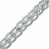 Thumbnail Image 0 of Sterling Silver Fancy Link Chain Bracelet - 7.5"