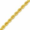 9ct gold rope chain bracelet