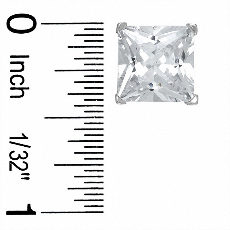 Cubic Zirconia Earrings- (Ships Today) Customizable 4 Prong Round CZ S – Cubic  Zirconia CZ