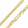 Thumbnail Image 1 of Child's Hollow Curb Chain Necklace in 10K Gold - 13&quot;