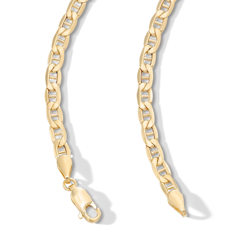 Main Image 3 of Made in Italy 100 Gauge Mariner Chain Necklace in 14K Hollow Gold - 24&quot;