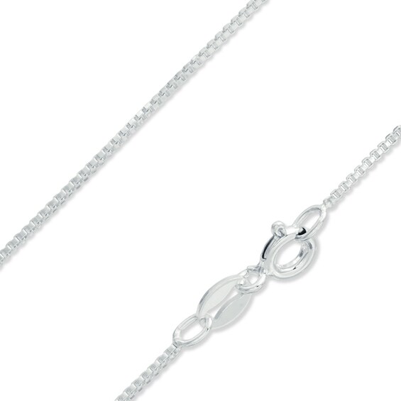 Child's 090 Gauge Box Chain Necklace in Sterling Silver