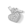 Thumbnail Image 3 of Cubic Zirconia Heart Key Charm in Sterling Silver