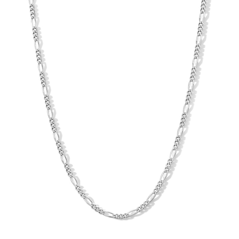 Main Image 1 of Made in Italy Child's 080 Gauge Figaro Chain Necklace in Solid Sterling Silver - 15&quot;