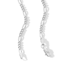 Thumbnail Image 2 of Made in Italy Child's 080 Gauge Figaro Chain Necklace in Solid Sterling Silver - 15&quot;