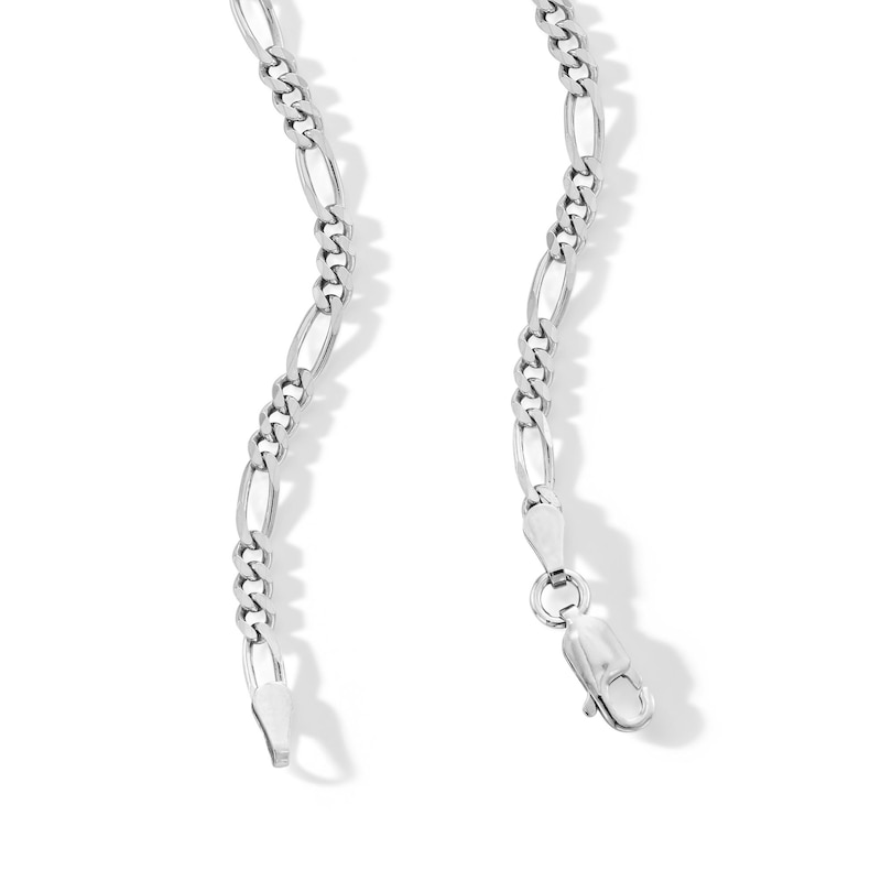 Main Image 2 of Made in Italy Child's 080 Gauge Figaro Chain Necklace in Solid Sterling Silver - 15&quot;