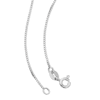 Thumbnail Image 2 of Made in Italy Child's 090 Gauge Box Chain Necklace in Solid Sterling Silver - 15&quot;