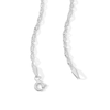 Thumbnail Image 3 of Made in Italy Child's 030 Gauge Singapore Chain Necklace in Solid Sterling Silver - 15&quot;