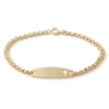 Thumbnail Image 1 of Child's 14K Gold Fill Cross ID Bracelet - 6.25&quot;