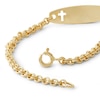 Thumbnail Image 2 of Child's 14K Gold Fill Cross ID Bracelet - 6.25&quot;