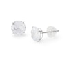 Thumbnail Image 1 of 7mm Cubic Zirconia Stud Earrings in 10K White Gold