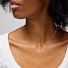 Thumbnail Image 2 of 060 Gauge Sparkling Foxtail Chain Necklace in 10K Solid Gold - 18&quot;