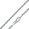 Thumbnail Image 1 of Made in Italy Child's 040 Gauge Rope Chain Necklace in Solid Sterling Silver - 15&quot;